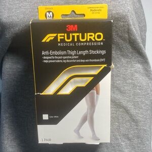 Futuro Medical Compression anti embolism Thigh high Stocking unisex M short